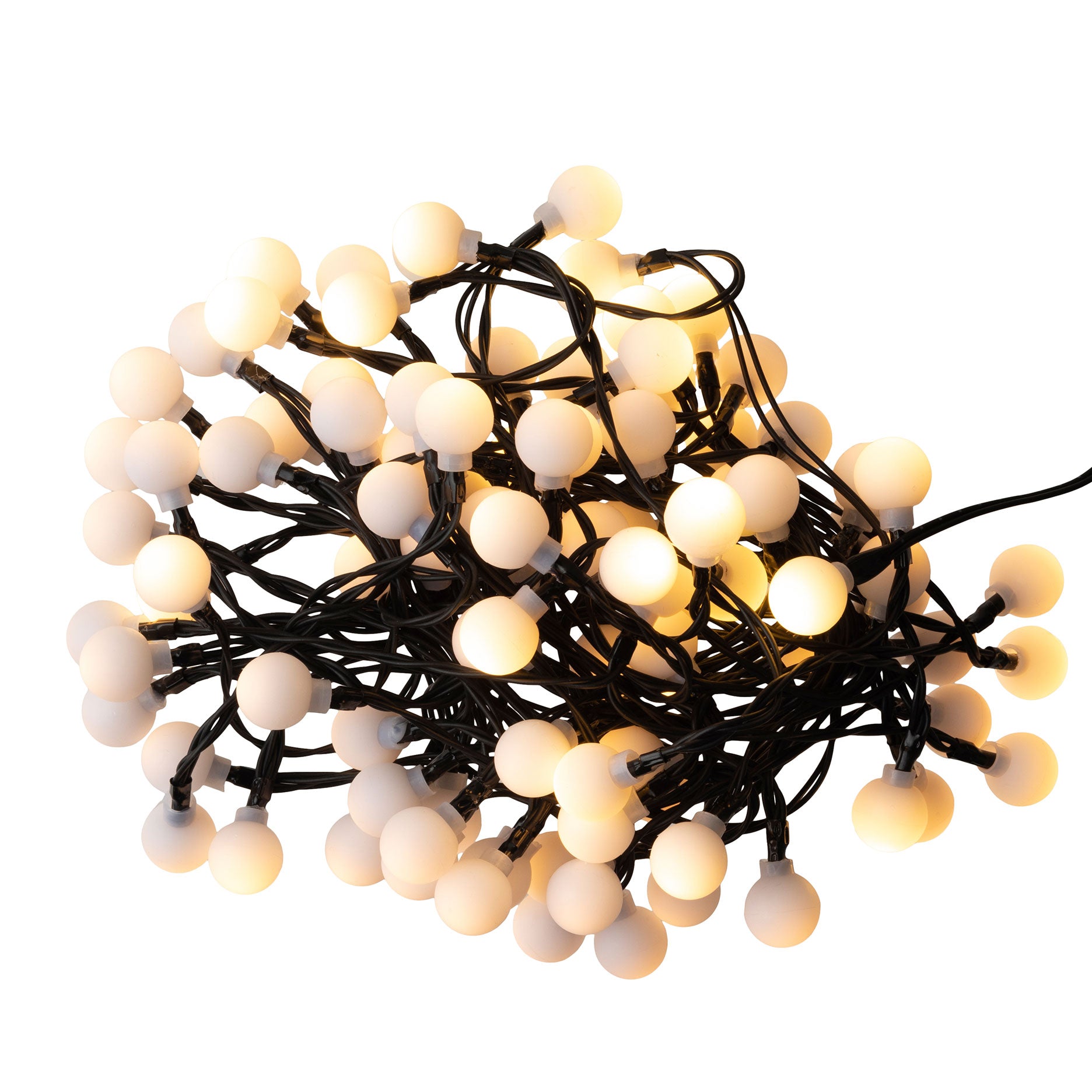 Lyskæde hvid med 8 funktioner